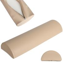Pusiau apvali pagalvėlė 60x19x9 K033 smėlio spalvos