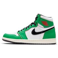 Air Jordan 1 Retro High OG Lucky Green Moteriški sportbačiai Balti Sail Juodi DB4612-300 35.5 white