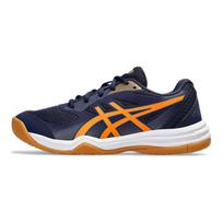 Asics Upcourt 5 GS Peacoat Shocking Orange Kids Sneakers Blue 1074A039-404 40 black