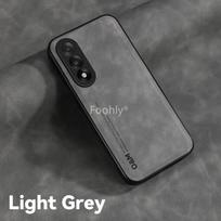 Magnetinis dėklas iš nubuko odos, skirtas OnePlus Nord 5 5G, apsauginis dangtelis, smūgiams atsparus galinis apvalkalas, coque capa fundas Oneplus nord 5 šviesiai pilka spalva