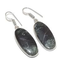 Dragon Blood Gemstone 925 Sterling Silver Jewelry Earring 1.85