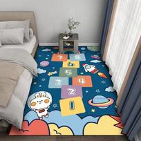Cute Cartoon Puzzle Rug Fluffy Gaming Room Decoration Children Bedside Bedroom Carpet Play Mat for Children Kawaii Room Decor 40x60cm