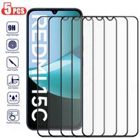 5PCS Tempered Glass for Xiaomi Redmi 15C 14C 13C 12C 15 13 12 Turbo 4 Screen Protector Film on Redmi K80 K70 Ultra K60 Pro A5 A3 Redmi K50 Ultra balta