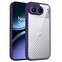 Oneplus Nord 4 CPH2663 Case Air Cushion Shockproof Silicone Bumper Clear Matte Back Cover Hard Phone Case for Oneplus Nord 4 5G Pc + tpu&OnePlus Nord 4 violetinė