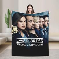 Šilta Minkšta Antklodė Kempingas Įstatymų Tvarka SVU Lovos Patalynė Pledai Flanelinis Patalynės Užtiesalas Lauko Mados Sofos Lovoje Užtiesalas 30x40in