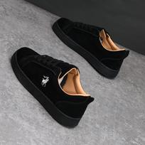 22 new autumn black German training shoes low-top casual sports shoes breathable, deodorant and wear-resistant tide shoes 39 juoda