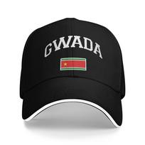 Guadeloupe Map Flag Baseball Cap  Outdoor Sports Sunscreen Trucker Hat Men Women y2k Funny Custom Logo Snapback Cap One Size