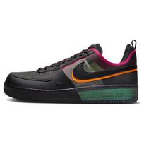 Nike Air Force 1 React Black Black Team Orange Pink Prime DH7615-001 38.5