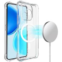 For Honor X8d 4G Phone Case IMAK Shock-resistant Soft Magnetic Case Honor X8d 4G balta