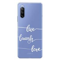 For Sony Xperia 10 III Case TPU Silicone Soft Cartoon Clear Case for Sony Xperia 1 5 III Ace II Phone Cover Transparent Coque Xperia 1 III