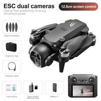 Genuin M7 PRO with 8K Screen RC Drone Professional 360° HD Aerial Photography Remote Brushless Power Control Aircraft HD Dual Camera Quadcopter Gift 4K + 1 battery