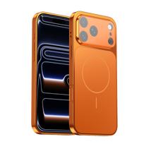 Turn Into 17 ProMax Original Camera for Magsafe Case for iPhone 17 Air 16 15 14 13 12 11 Pro Max Plating Wireless Charging Cover iPhone 16 Pro