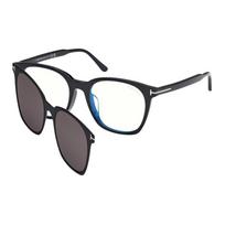TF T-Shaped Logo Irregular Acetate Sunglasses Women sunglasses Black TFF6052DB F,Black