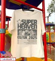 Superheaven Band EU UK Tour 2025 White Cotton T Shirt Full Sizes S5XL FN1774 Unisex T-Shirt XXXXL