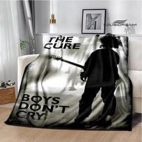 Rock band The cure Printed blankets picnic blanket Warm Flannel blankets Soft and comfortable blanket bed linings Birthday Gift 75x90cm