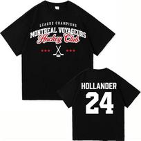 24 Hollander T Shirt Fashion UnisexWomen TV Heated Rivalry Ilya Rozanov 81 TShirt Tees Retro Print Short Sleeve Loose S