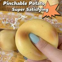 Slow Rising Squishy Potato Food Stress Ball Fluid Sensory Squeeze Fidget Toy Fun Anti-Stress Anxiety Relief Squishies Plaything 2Pcs