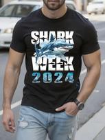 Shark Week Graphic Tshirt Bold Shark Design with SHARK WE... S