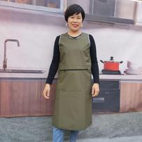 Reversible Waterproof Oil-Proof Long-Sleeve Kitchen Apron, Protective and Lightweight for Men and Women, Dirt-Resistant