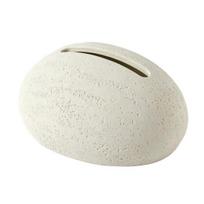 Tissue Box, Stone Shape Matte Tissue Holder, Waterproof Sandstone Texture Dust Resistant Tissue Dispenser, for Bathroom Living Room Decor balta