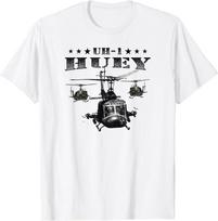 Uh-1 Huey Tee Shirt Huey Helicopter Pilot T-Shirt Size S-5XL Unisex T-Shirt S įvairiaspalvis