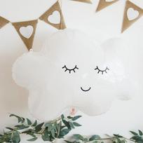 Colorful Teddy Bear Princess Heart Balloon Decoration Set white