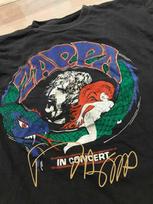 Rare 70s Frank Zappa Concert Black All size New T-shirt NH872 M