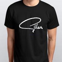 GILLAN T-SHIRT sizes S M L XL XXL colours Black, White S black