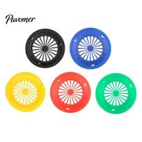 Holiday Party Dining Essentials Plastic Paper Plate Holders, with Snap Groove Design, Reusable Camping Dinnerware Accessories Durable PP Plates, 5pcs