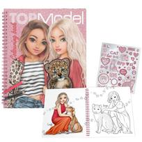 TOPModel coloring book with sequins, LEOHEART (0413737)