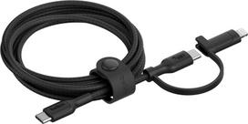 BELKIN 2-in-1 USB-C + Lightning cable, black (CAC003HQ1.5MBK)