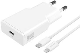 4smarts Set PDPlug Slim 20W GaN 1C + USB-C to Lightning Cable