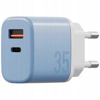 Energea Bazic GoPort Velox Kit USB-C/USB-A GaN 35W Blue