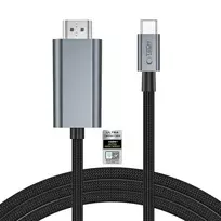 Tech-Protect ULTRABOOST USB-C TO HDMI 2.1 CABLE 8K 60HZ 200CM IRON GREY