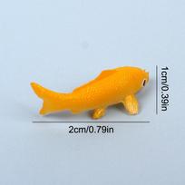 Mini Žuvies Modelis Mini Žuvis Karpių Simuliacija Gyvūnas Vaikų Žaislai Pasidaryk pats Dekoratyvinės Auksinės Žuvelės Figūrėlės Namų Dekoravimas