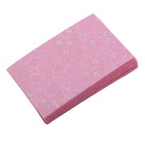 50pcs Heart Printed Laser Frosted Film Kpop Card Holders Idol Card Collect Protective Film Photocard Game Cards Protector Cover KTY rožinė