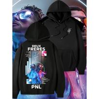 Heavy Cotton Rap Fashion 2025 New Hoodie Men's Hip Hop Fleece Pullover Sweatshirt Retro Long Sleeve Oversized Hoody Streetwear S
