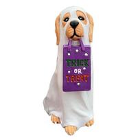 New Resin Halloween Dog Ornament Pumpkin Storage Supplies Candy Bowl Cute Dog Elf Cat Decoration Halloween