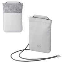 HAKUBA Chululu Mini Shoulder AZ Crossbody Wallet Smartphone Shoulder 4977187001860 Pouch, Gray, Lightweight, Pouch, Bag, AMZSCH-MSPGY, pilka spalva