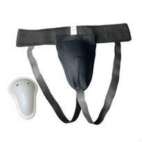 Taekwondo Groin Protector Guard for Sports Jockstrap Sanda Kick Boxing White M white