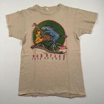 Vintage Bob Dylan rock tour band short sleeve sand color shirt KV37642 Unisex T-Shirt L black