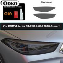 Car Headlight Tint Smoked Black Protective Film TPU Sticker For BMW F30 F31 G20 F10 F11 G30 F40 F32 F22 F36 F07 F34 G32 G11 G15 Blackened