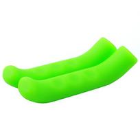 Bicycle Brake Handle Cover Tpr Mtb Grips Bicycle Handlebar Protect Cover Anti-Slip Bicycle Protective Gear Bike Accessories fluorescencinė žalia spalva