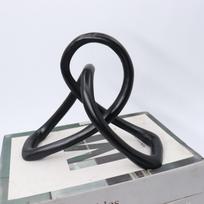 Geometric Resin Knot Ornament for Modern Office or Study Decor 18*11*15
