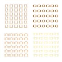 30x Mini Fairy Doors and Window Wooden Pieces Unfinished Fairy Sign Figurines 7cm