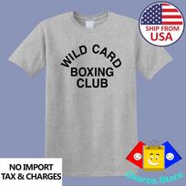 Wild Card Boxing Club Gym Men's Grey Size S to 5XL L