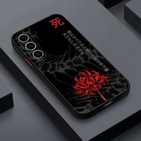 Tokyo Anime Ghoul Phone Case Matte Transparent For Samsung S25Plus S21fe S22 FE S23 Ultra S24 Plus S25 Luxury Back Cover Samsung S24