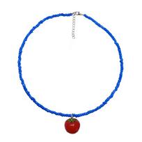Tomato Pendant Adjustable Chain Fun Charm Clavicle Chain Tomato Choker Statement 1