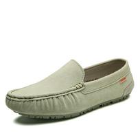 7 Spalvų Vasariniai Patvarūs Suede Odiniai Vyriški Batai Madingi Vyriški Laisvalaikio Batai Vyriški Mokasinai Minkštos Gumos Batai Vairavimui Vyriški Mocasins 2026 38 beige