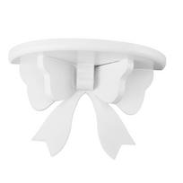 Wood Wall Mounted Shelf White Wall Storage Rack Bookshelf Wooden Floating Shelves  Kids Room Decor